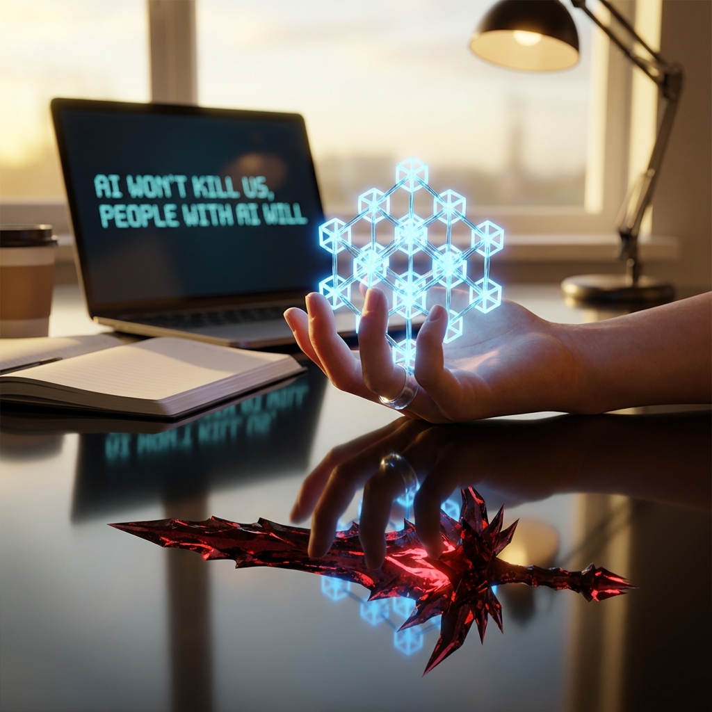 AI Won't Kill Us, People with AI Will